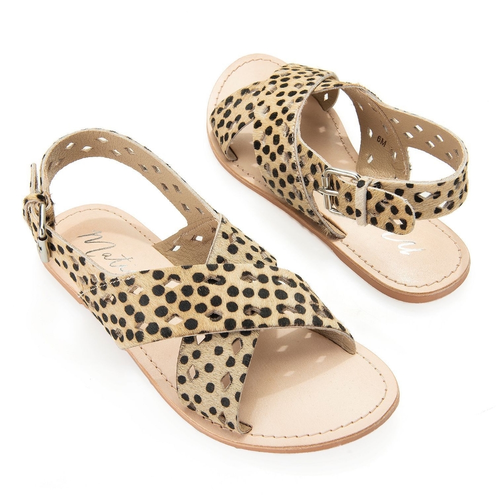 Matisse Whistler Cow Hair Criss-Cross Sandals